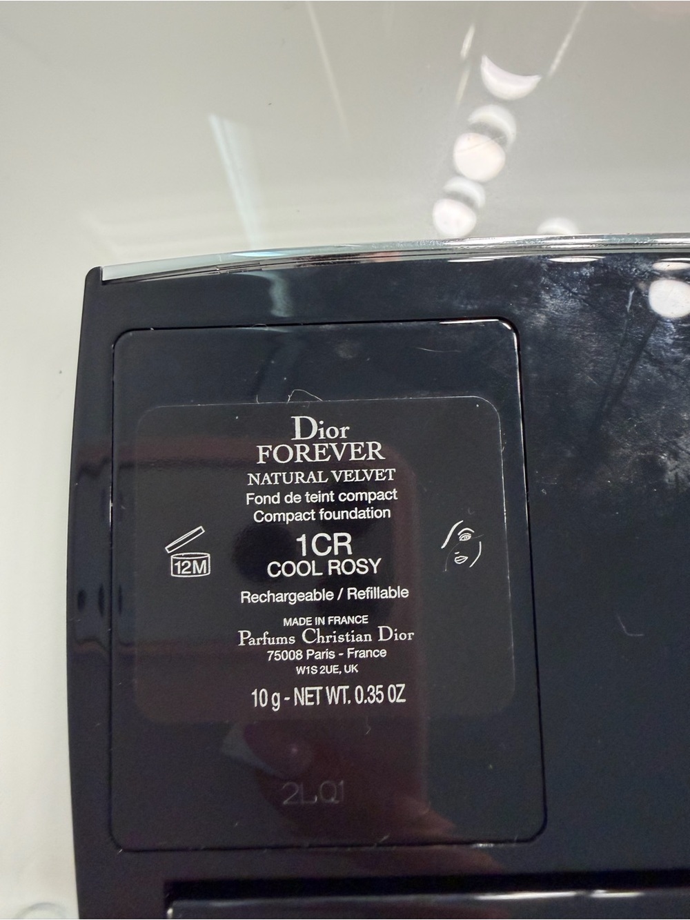 Dior Forever Natural Velvet Powder Foundation in 1CR - Picture 3 of 3